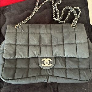 Chanel Classic Black Quilted Shoulder Bag